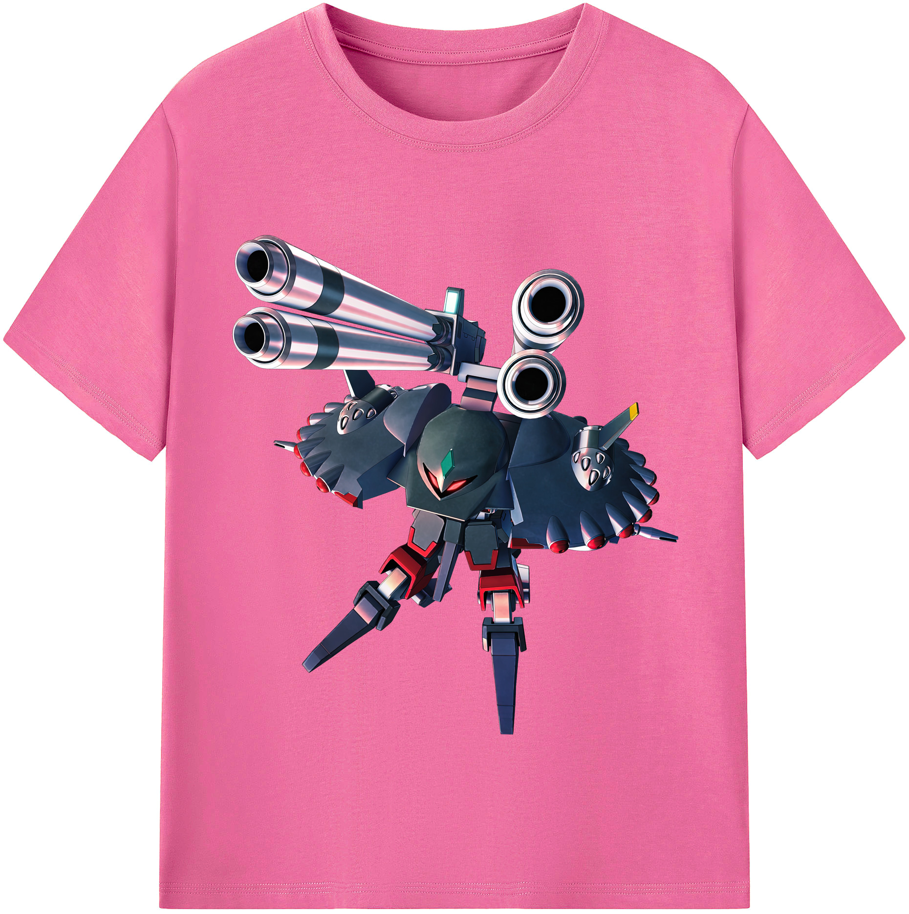 （画像用） 機動戦士ガンダム Mobile Suit Gundam レディースカジュアルプリントTシャツ（綿100％）